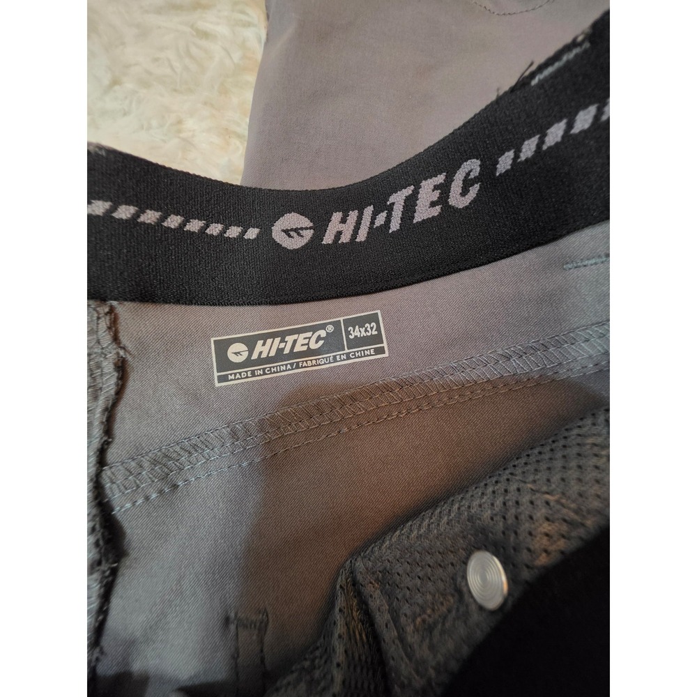 Hi-Tec Men's Performance Outdoor Hiking Utility Pants Gray Size 34x32 NWT - Picture 5 of 7